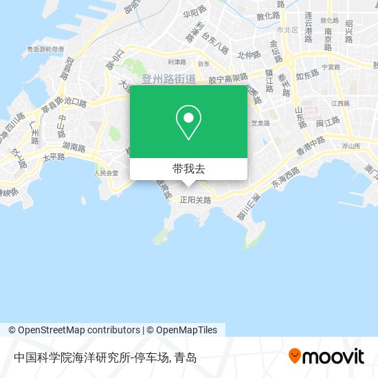 中国科学院海洋研究所-停车场地图