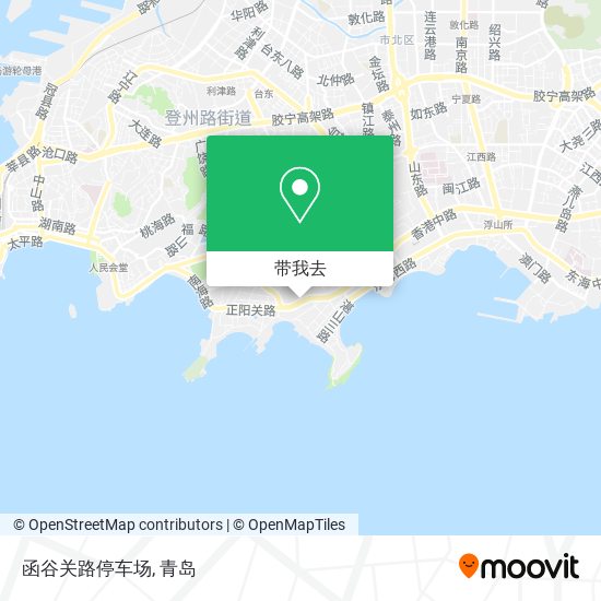 函谷关路停车场地图