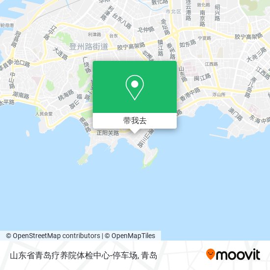 山东省青岛疗养院体检中心-停车场地图