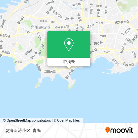 观海听涛小区地图