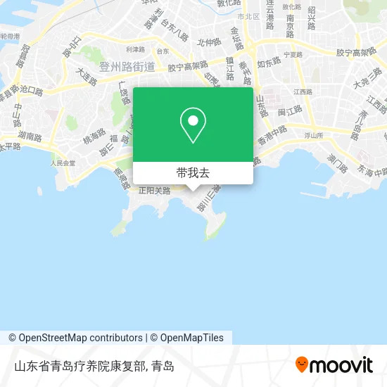 山东省青岛疗养院康复部地图