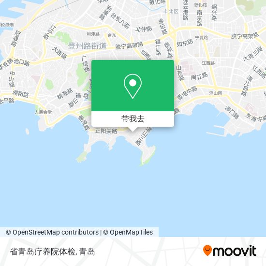 省青岛疗养院体检地图