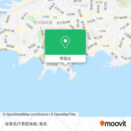 省青岛疗养院体检地图