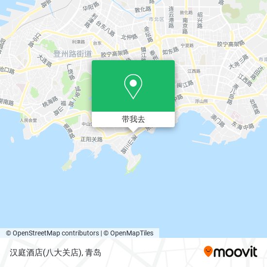 汉庭酒店(八大关店)地图