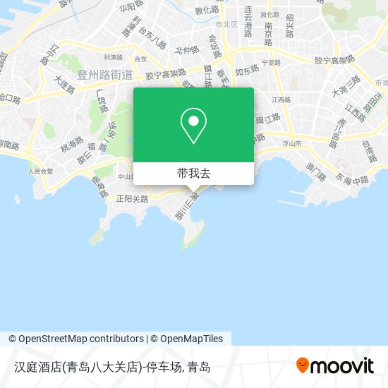 汉庭酒店(青岛八大关店)-停车场地图