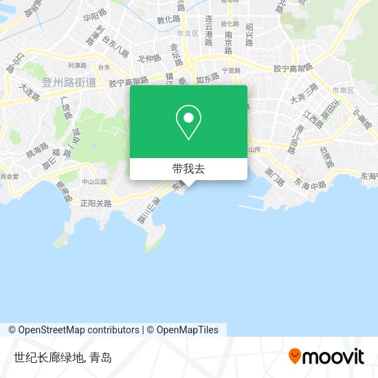 世纪长廊绿地地图