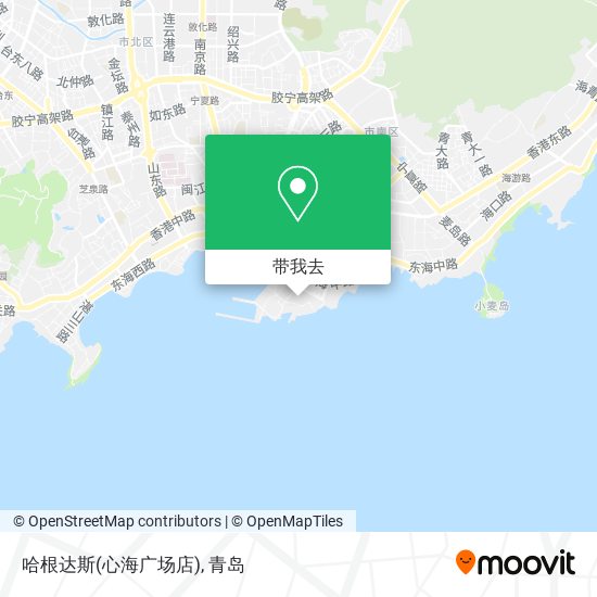 哈根达斯(心海广场店)地图