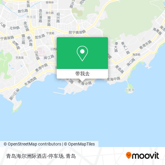 青岛海尔洲际酒店-停车场地图