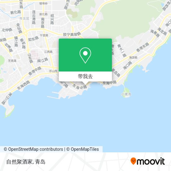 自然聚酒家地图