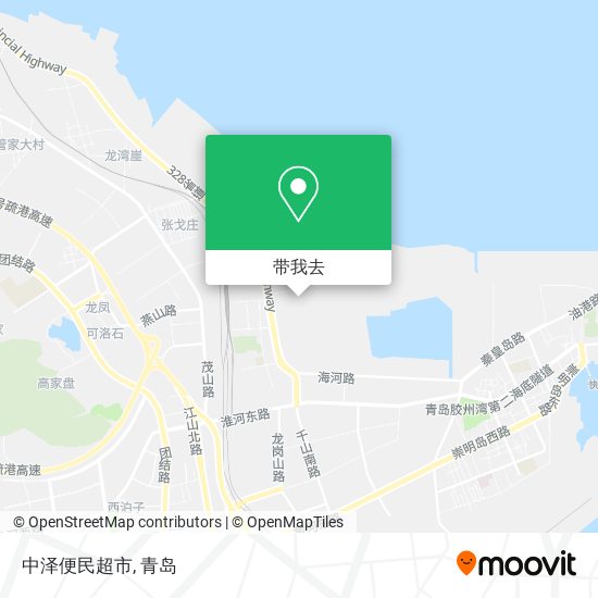 中泽便民超市地图