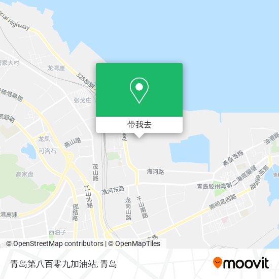 青岛第八百零九加油站地图