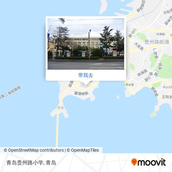 青岛贵州路小学地图