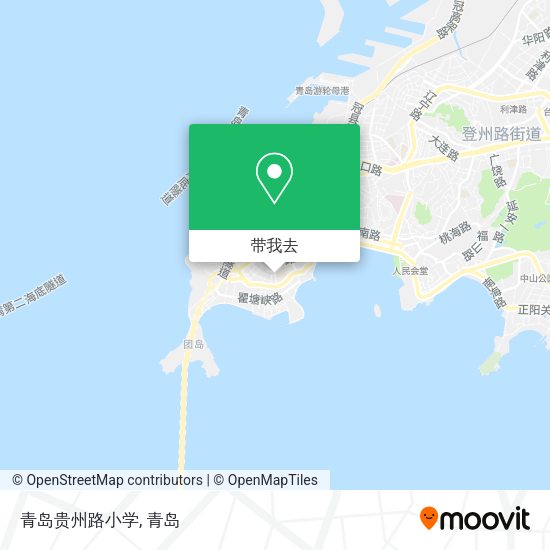 青岛贵州路小学地图