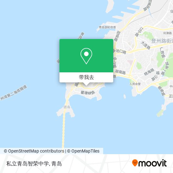 私立青岛智荣中学地图
