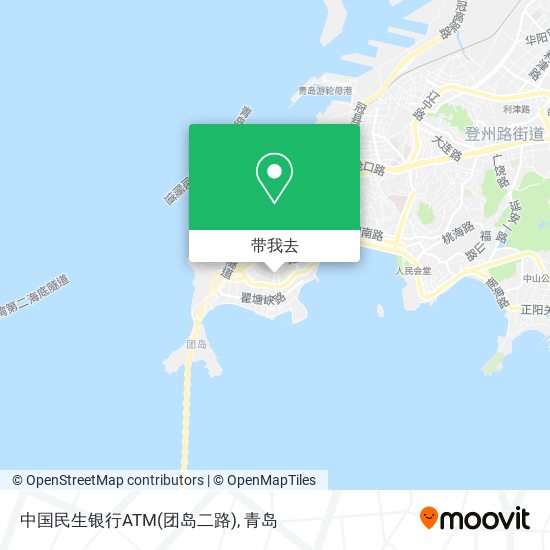 中国民生银行ATM(团岛二路)地图