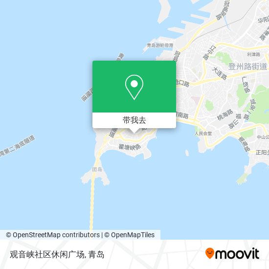 观音峡社区休闲广场地图