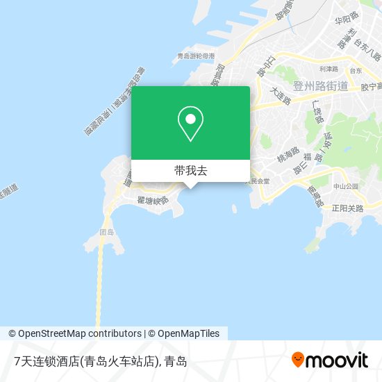 7天连锁酒店(青岛火车站店)地图
