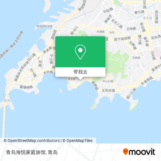 青岛海悦家庭旅馆地图