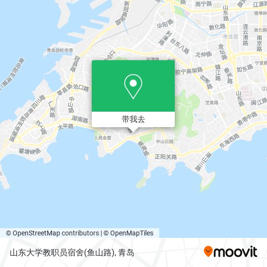 山东大学教职员宿舍(鱼山路)地图