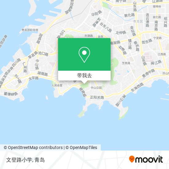 文登路小学地图