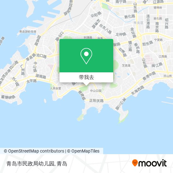 青岛市民政局幼儿园地图