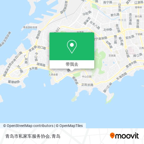 青岛市私家车服务协会地图