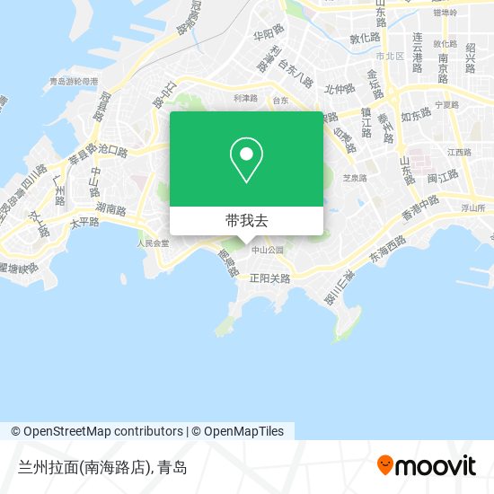 兰州拉面(南海路店)地图