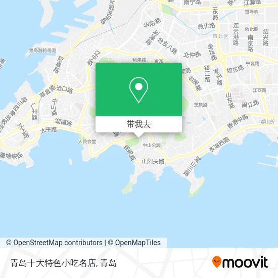 青岛十大特色小吃名店地图