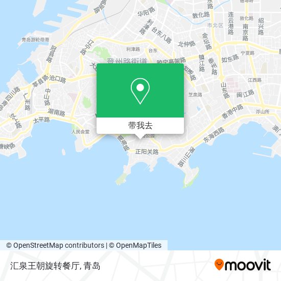 汇泉王朝旋转餐厅地图