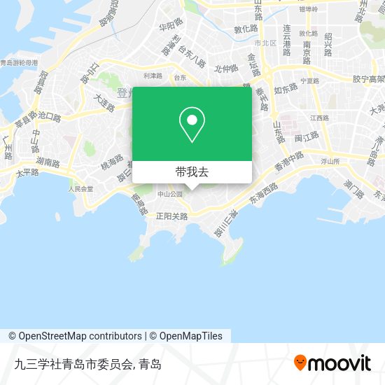 九三学社青岛市委员会地图