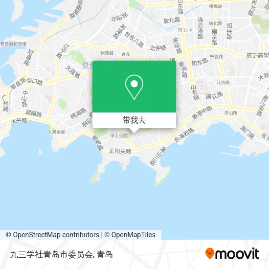 九三学社青岛市委员会地图