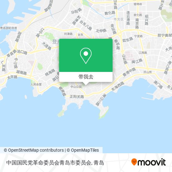 中国国民党革命委员会青岛市委员会地图