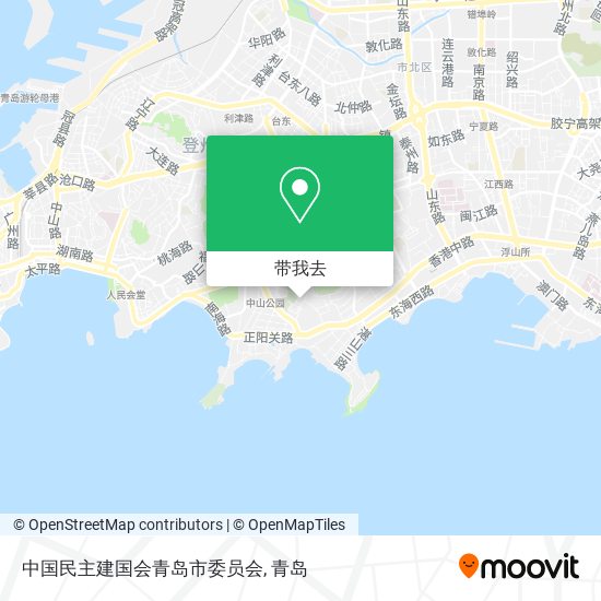 中国民主建国会青岛市委员会地图