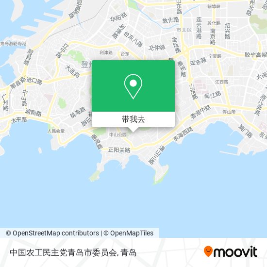 中国农工民主党青岛市委员会地图