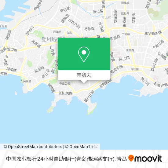 中国农业银行24小时自助银行(青岛佛涛路支行)地图