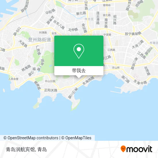 青岛润航宾馆地图