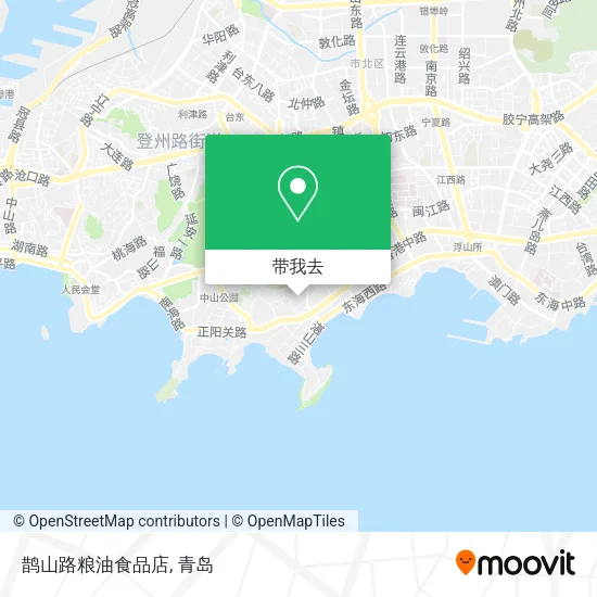 鹊山路粮油食品店地图