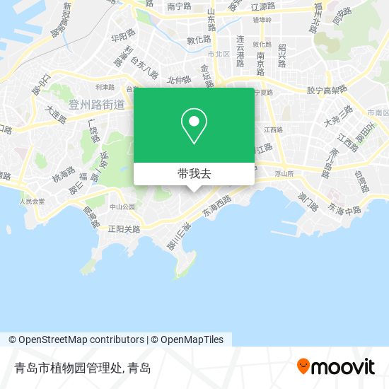 青岛市植物园管理处地图
