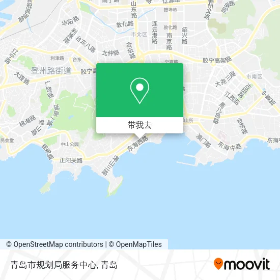 青岛市规划局服务中心地图