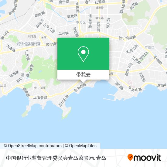 中国银行业监督管理委员会青岛监管局地图