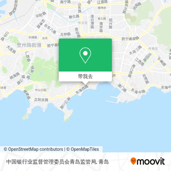 中国银行业监督管理委员会青岛监管局地图