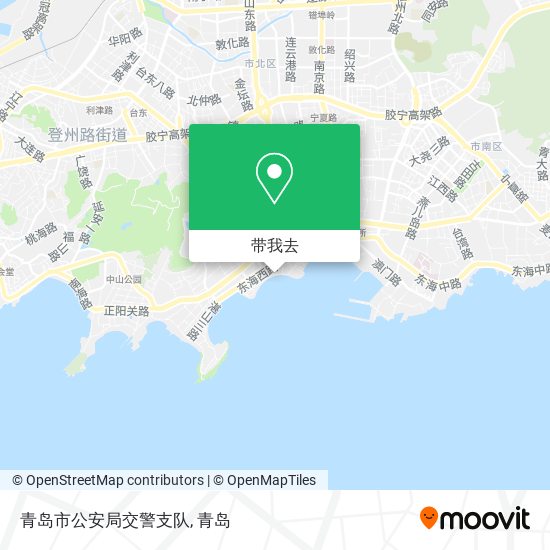 青岛市公安局交警支队地图
