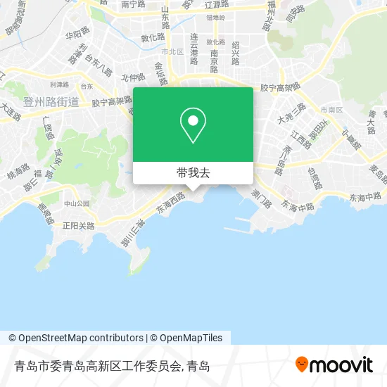 青岛市委青岛高新区工作委员会地图
