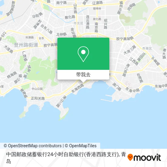 中国邮政储蓄银行24小时自助银行(香港西路支行)地图