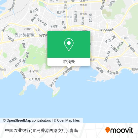 中国农业银行(青岛香港西路支行)地图
