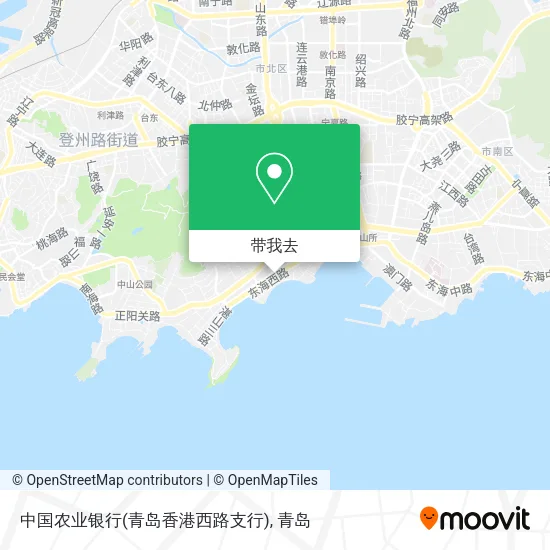 中国农业银行(青岛香港西路支行)地图