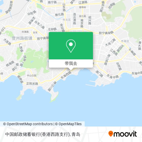 中国邮政储蓄银行(香港西路支行)地图