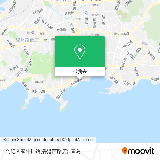 何记客家牛排馆(香港西路店)地图
