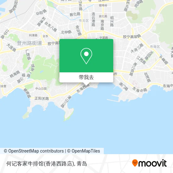 何记客家牛排馆(香港西路店)地图