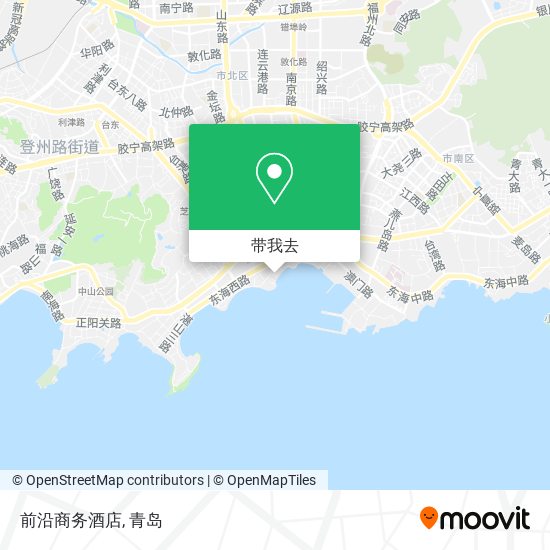 前沿商务酒店地图